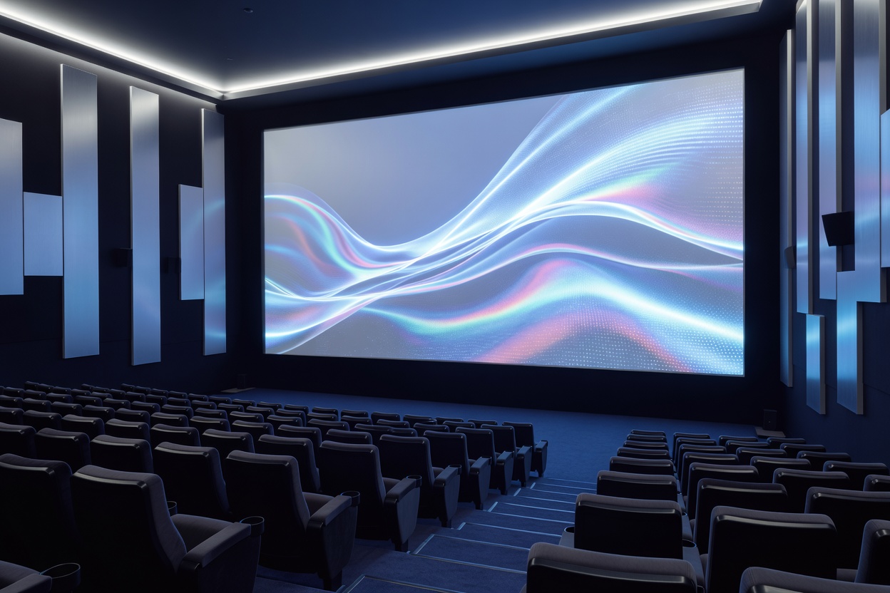 2000s Modern Digital Cinema Screen